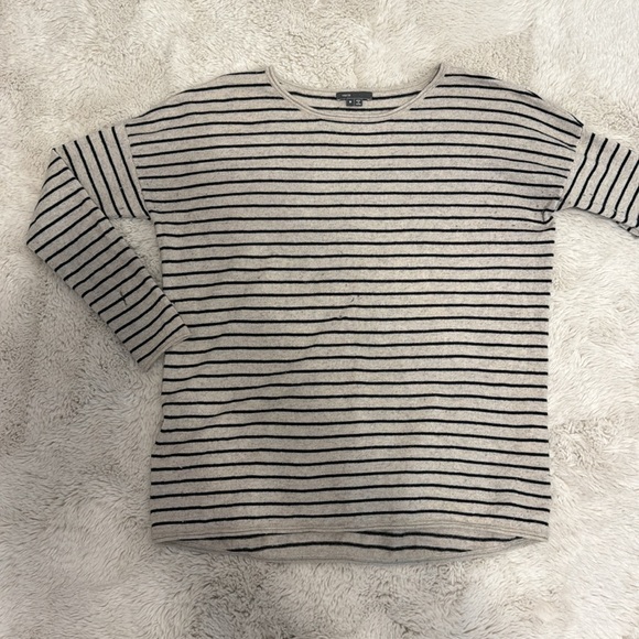 Vince Sweaters - Vince Wool & Cashmere Striped Sweater